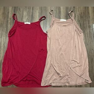 Two nursing tops